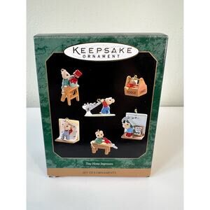 Hallmark Keepsake Ornament Tiny Home Improvers Miniature Set of 6 1997